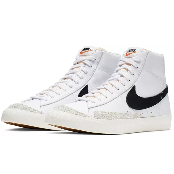 Nike Other - Nike Blazer Mid ‘77 Vintage White Black Gym Shoe